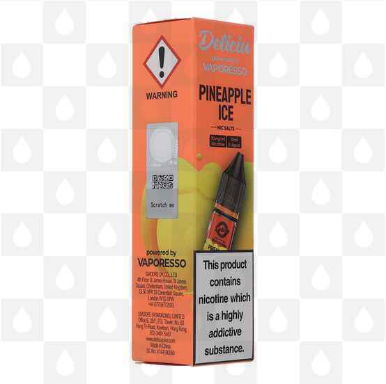 Pineapple Ice | Deliciu by Vaporesso E Liquid | 10ml Nic Salt, Strength & Size: 20mg • 10ml