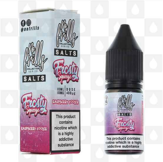 Raspberry Cooler | Frosty Squeeze by No Frills E Liquid | 10ml Nic Salt, Strength & Size: 20mg • 10ml