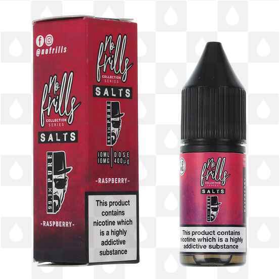 Raspberry | 99.1% Pure by No Frills E Liquid | 10ml Nic Salt, Strength & Size: 20mg • 10ml