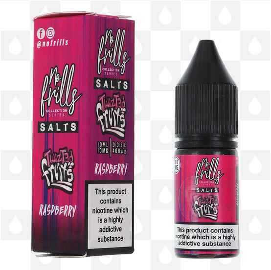 Raspberry | Twizted Fruits by No Frills E Liquid | 10ml Nic Salt, Strength & Size: 20mg • 10ml