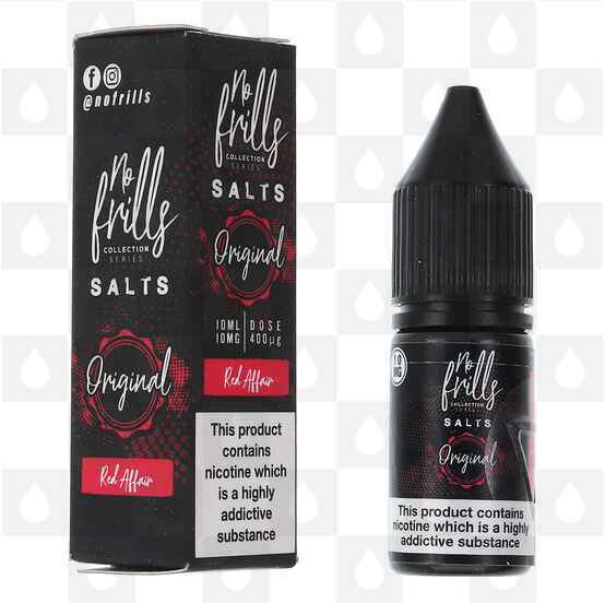 Red Affair | Originals by No Frills E Liquid | 10ml Nic Salt, Strength & Size: 10mg • 10ml