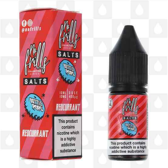 Redcurrant | Bottle Pops by No Frills E Liquid | 10ml Nic Salt, Strength & Size: 20mg • 10ml
