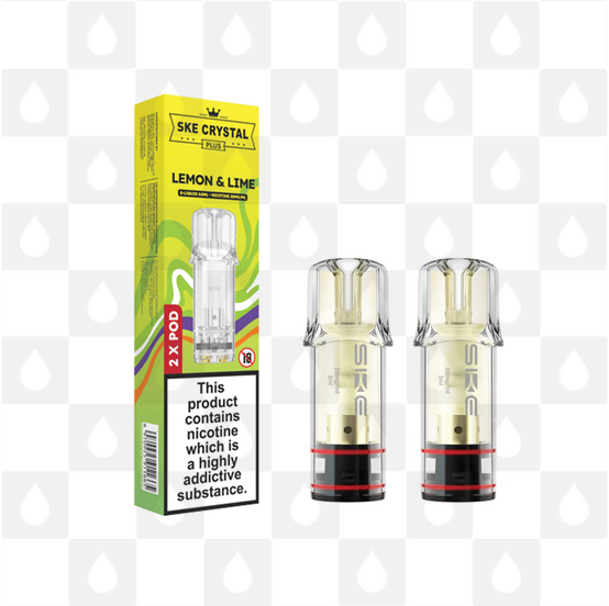 SKE Crystal Plus | Lemon & Lime 20mg Pods