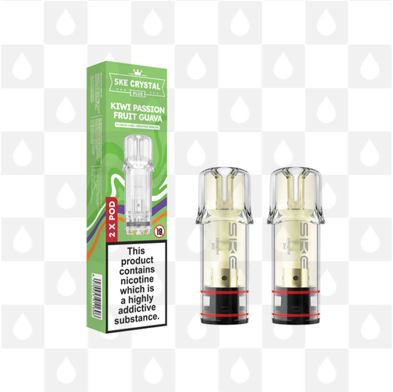 SKE Crystal Plus | Kiwi Passionfruit Guava 20mg Pods