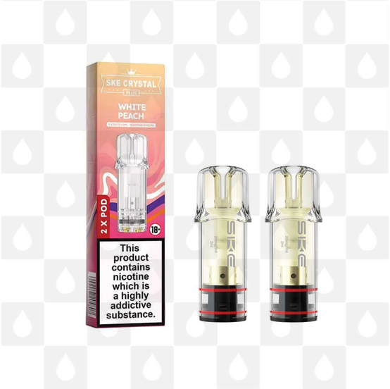 SKE Crystal Plus | White Peach 20mg Pods