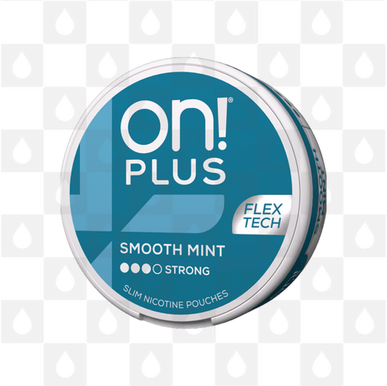 Smooth Mint by On! Plus | Nicotine Pouches, Strength & Size: 20 x 09mg Pouches