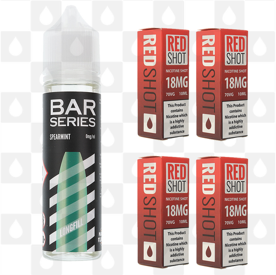 Spearmint by Bar Series E Liquid | 60ml Long Fill, Nicotine Type: Regular Nicotine, Strength & Size: 12mg • 60ml • Inc Shots (50/50)