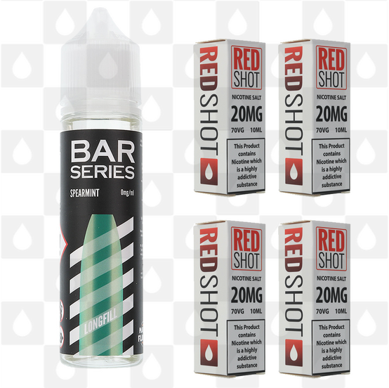 Spearmint by Bar Series E Liquid | 60ml Long Fill, Nicotine Type: Nicotine Salt, Strength & Size: 14mg Salt • 60ml • Inc Shots (50/50)