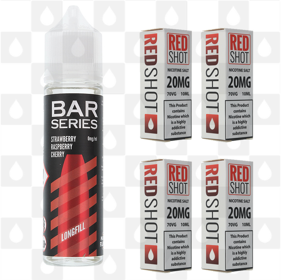 Strawberry Raspberry Cherry by Bar Series E Liquid | 60ml Long Fill, Nicotine Type: Nicotine Salt, Strength & Size: 14mg Salt • 60ml • Inc Shots (50/50)