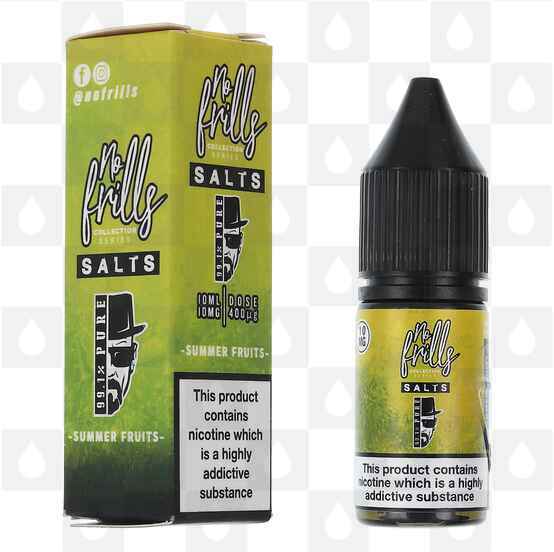 Summer Fruits | 99.1% Pure by No Frills E Liquid | 10ml Nic Salt, Strength & Size: 20mg • 10ml
