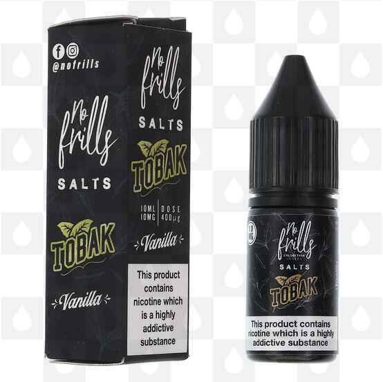 Vanilla Tobacco | Tobak by No Frills E Liquid | 10ml Nic Salt, Strength & Size: 20mg • 10ml