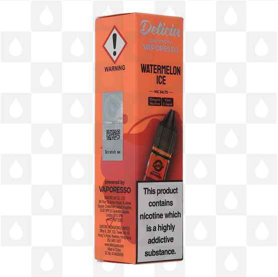 Watermelon Ice | Deliciu by Vaporesso E Liquid | 10ml Nic Salt, Strength & Size: 20mg • 10ml