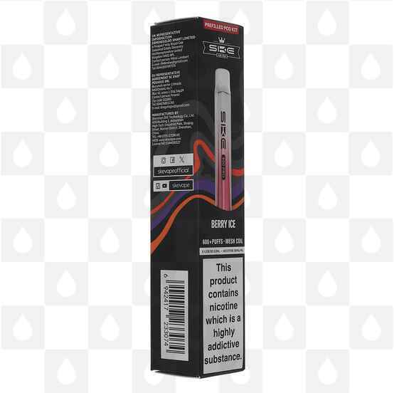 SKE Crystal 600 Pro | Pre-Filled Pod Kit, Flavour: Berry Ice, Nicotine Strength: 20mg • 2%