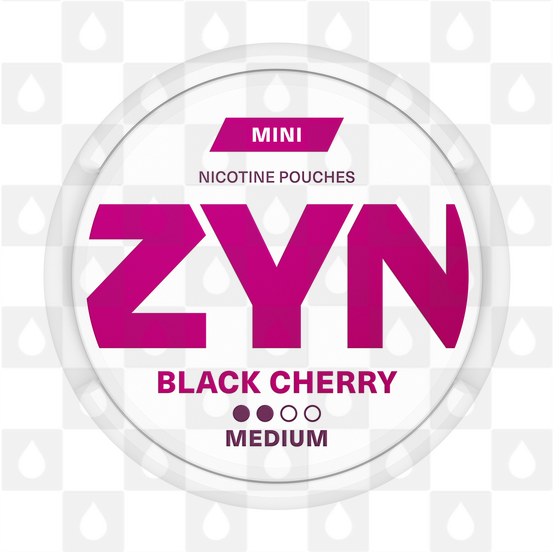 Black Cherry by Zyn | Nicotine Pouches, Strength & Size: 20 x 03mg Pouches