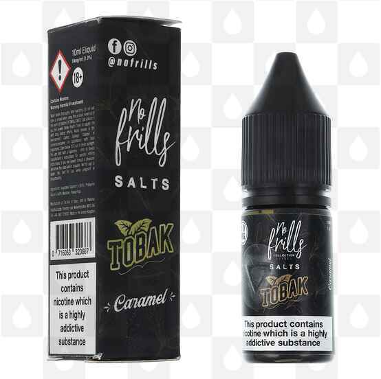 Caramel Tobacco | Tobak by No Frills E Liquid | 10ml Nic Salt, Strength & Size: 10mg • 10ml