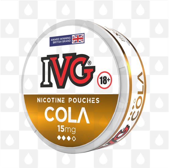 Cola by IVG | Nicotine Pouches, Strength & Size: 20 x 15mg Pouches