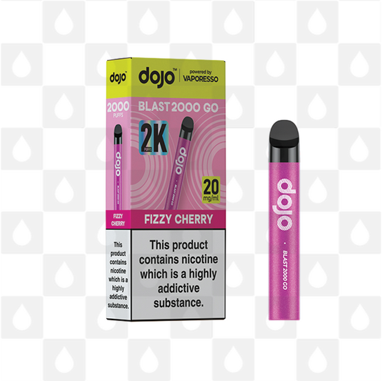 Dojo Blast 2000 Go by Vaporesso | Pre-filled Pod Kit, Strength & Puff Count: 20mg • 2000 Puffs, Flavour: Fizzy Cherry