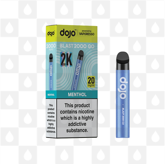 Dojo Blast 2000 Go by Vaporesso | Pre-filled Pod Kit, Strength & Puff Count: 20mg • 2000 Puffs, Flavour: Menthol