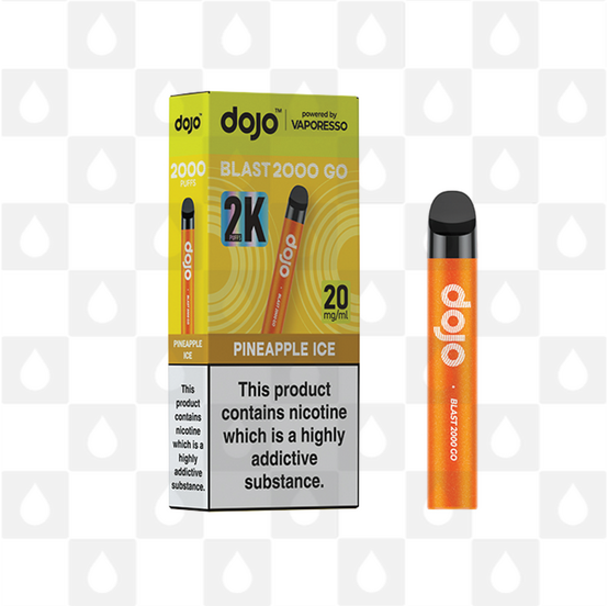 Dojo Blast 2000 Go by Vaporesso | Pre-filled Pod Kit, Strength & Puff Count: 20mg • 2000 Puffs, Flavour: Pineapple Ice