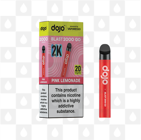 Dojo Blast 2000 Go by Vaporesso | Pre-filled Pod Kit, Strength & Puff Count: 20mg • 2000 Puffs, Flavour: Pink Lemonade