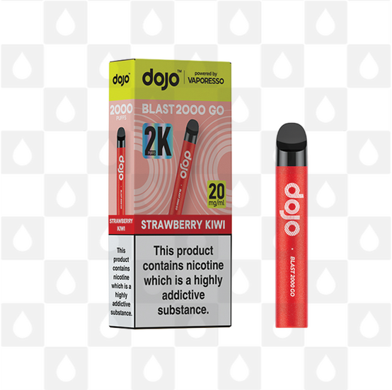 Dojo Blast 2000 Go by Vaporesso | Pre-filled Pod Kit, Strength & Puff Count: 20mg • 2000 Puffs, Flavour: Strawberry Kiwi
