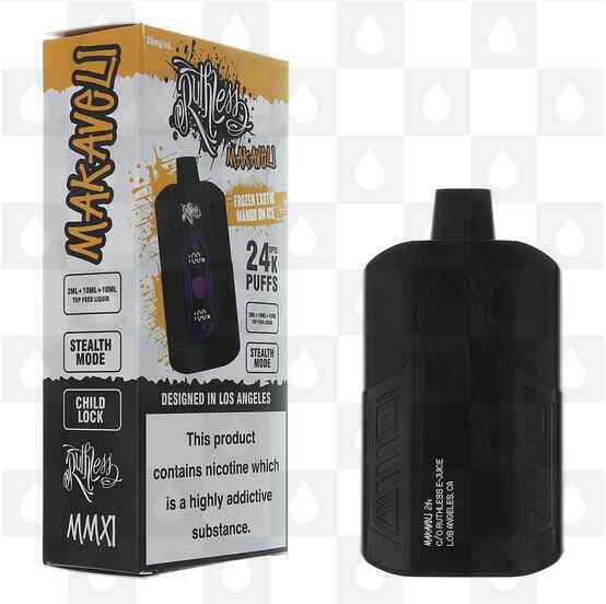 Frozen Exotic Mango On Ice | Makaveli 24000 by Ruthless | Disposable Vapes