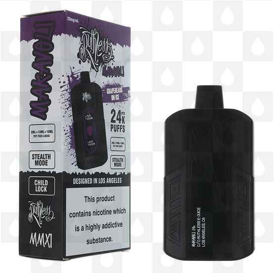 Grape Heads On Ice | Makaveli 24000 by Ruthless | Disposable Vapes