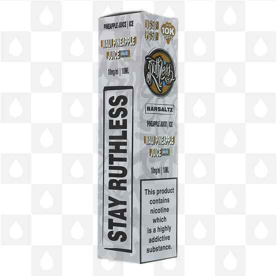Maui Pineapple Juice On Ice | Barsaltz by Ruthless | 10ml Nic Salt, Strength & Size: 20mg • 10ml