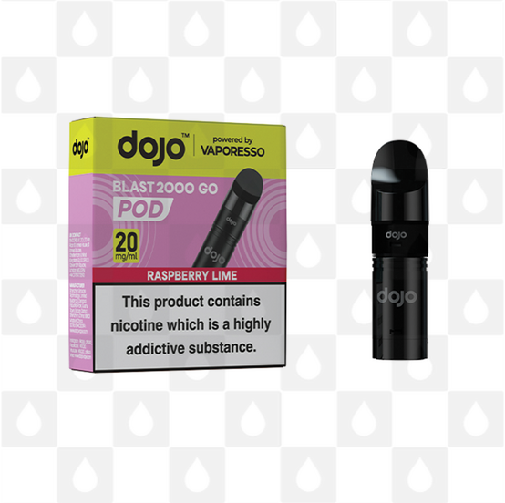 Raspberry Lime | Dojo Blast 2000 by Vaporesso | Pre-filled Pods