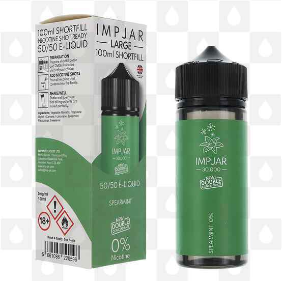 Spearmint by Imp Jar E Liquid | 50ml & 100ml Short Fill, Strength & Size: 0mg • 100ml (120ml Bottle)