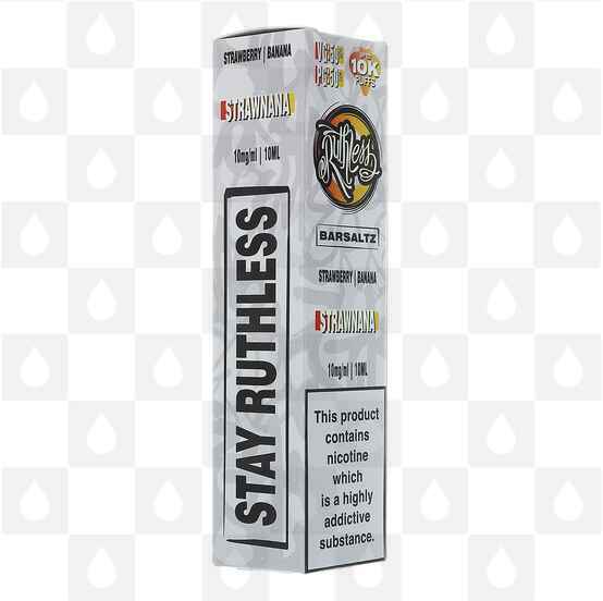 Strawnana | Barsaltz by Ruthless | 10ml Nic Salt, Strength & Size: 20mg • 10ml