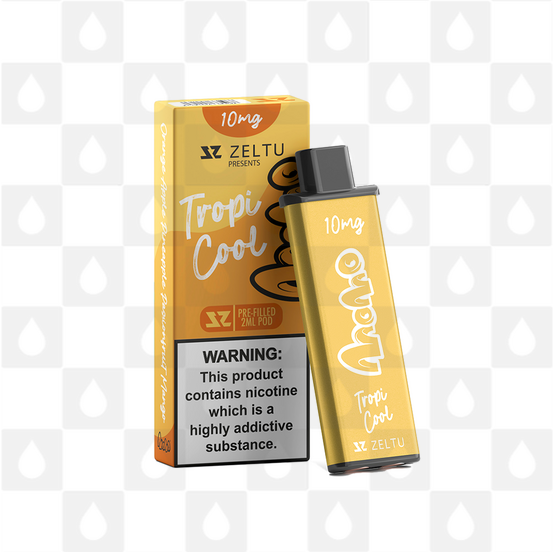 Tropi Cool by Momo | Zeltu X3 Replacement Pods, Pod Type: 10mg • 2ml Pod