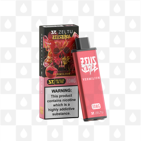 Vermilion by Zeus Juice | Zeltu X3 Replacement Pods, Pod Type: 10mg • 2ml Pod