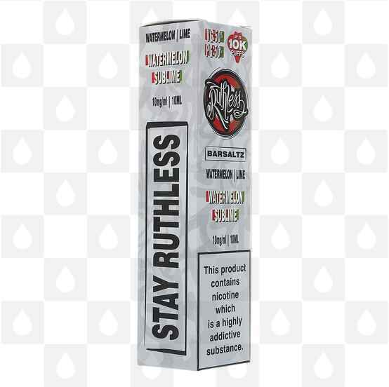 Watermelon Sublime | Barsaltz by Ruthless | 10ml Nic Salt, Strength & Size: 10mg • 10ml