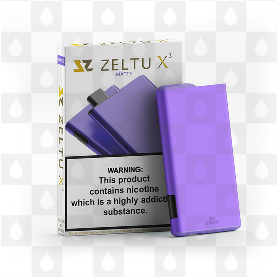 Zeltu X3 | Pre-Filled Pod Kit, Selected Colour: Matte Purple
