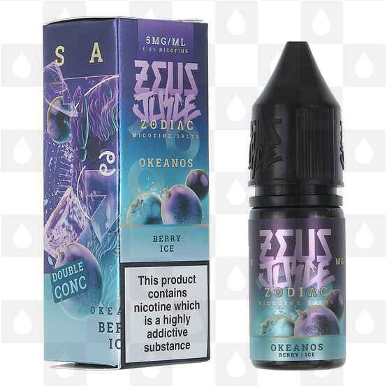 Berry Ice | Okeanos by Zeus Juice E Liquid | 10ml Nic Salt, Strength & Size: 05mg • 10ml