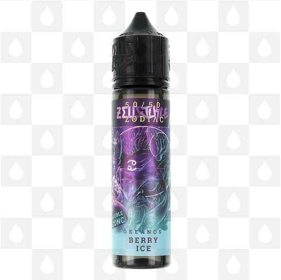 Berry Ice | Okeanos by Zeus Juice E Liquid | 50ml & 100ml Shortfill, Strength & Size: 00mg • 50ml (60ml Bottle) • 50/50