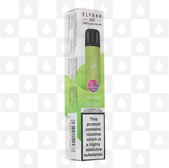 Elf Bar 600 | Pre-Filled Pod Kit, Flavour: Apple Peach
