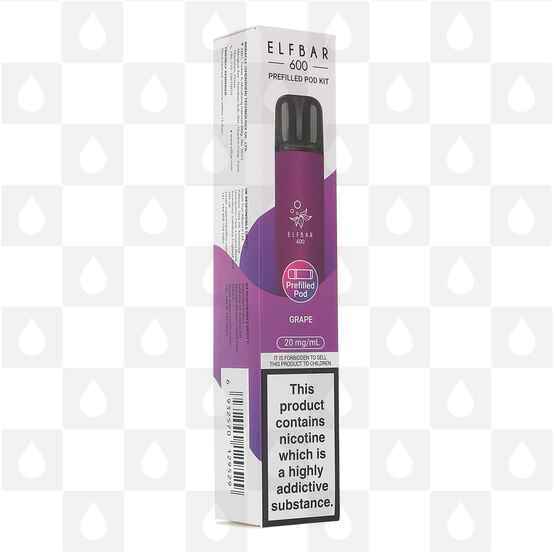 Elf Bar 600 | Pre-Filled Pod Kit, Flavour: Grape