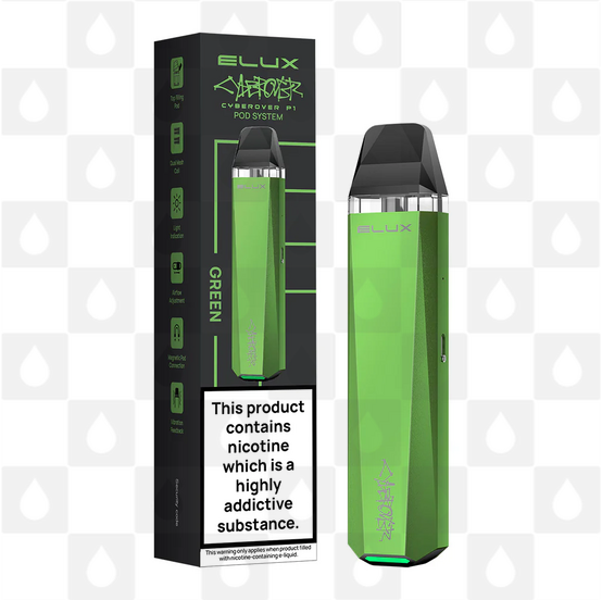 Elux Cyberover P1 Pod Kit, Selected Colour: Green