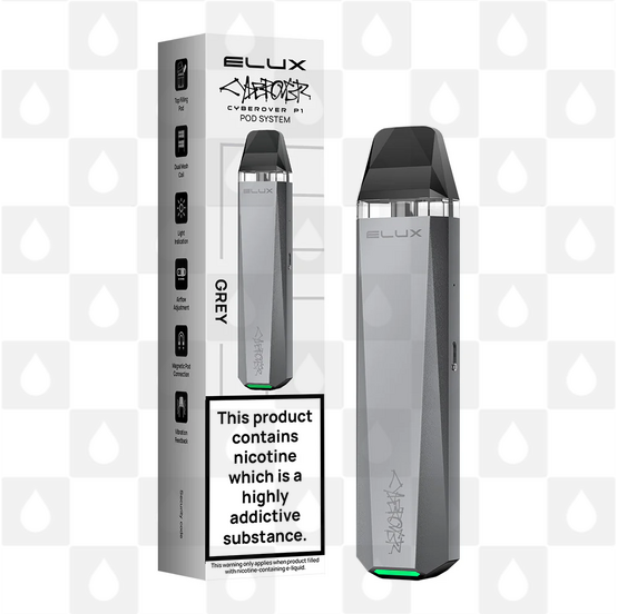 Elux Cyberover P1 Pod Kit, Selected Colour: Grey