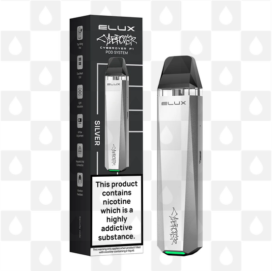 Elux Cyberover P1 Pod Kit, Selected Colour: Silver