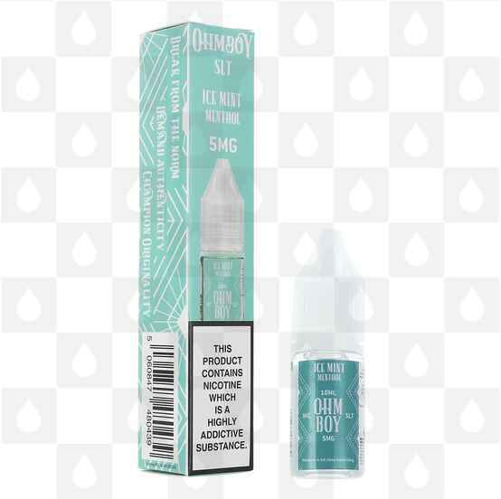 Ice Mint Menthol | SLT by Ohm Boy E Liquid | Nic Salt, Strength & Size: 10mg • 10ml