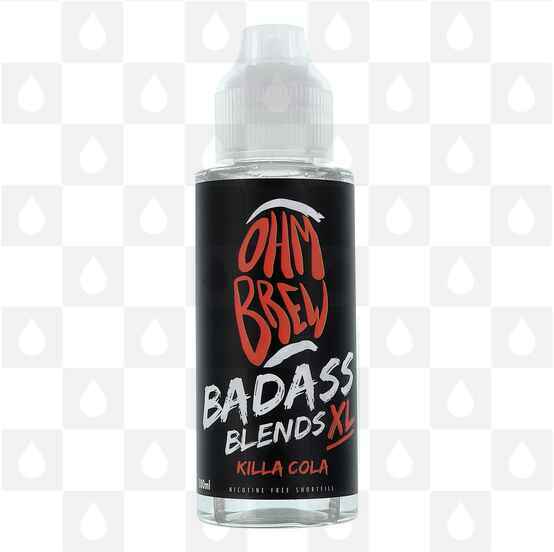 Killa Kola | Badass Blends by Ohm Brew E Liquid | 50ml & 100ml Short Fill, Strength & Size: 0mg • 100ml (120ml Bottle)