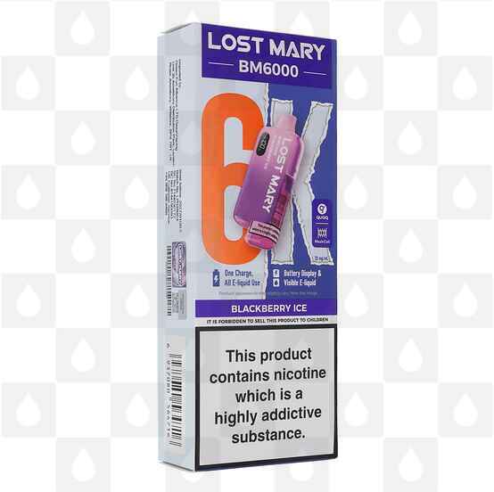 Lost Mary BM6000 | Pre-Filled Pod Kit, Flavour: Blackberry Ice