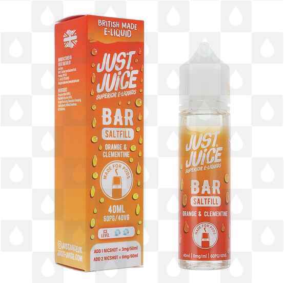 Orange Clementine by Just Juice Bar Saltfill E Liquid | 40ml Shortfill