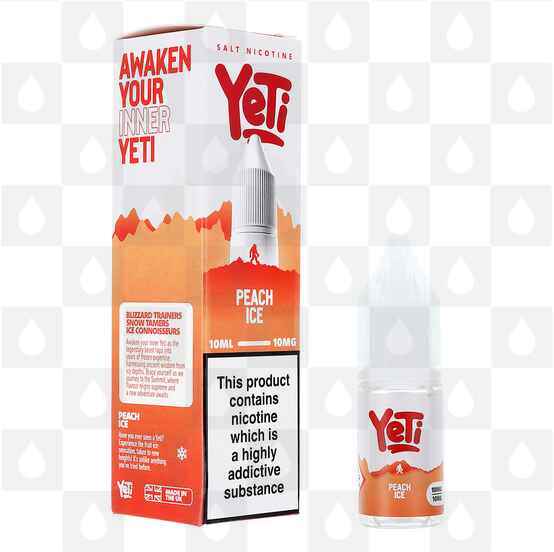 Peach Ice | Yeti Summit Series E Liquid | Nic Salt, Strength & Size: 10mg • 10ml
