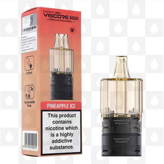 Pineapple Ice | Uwell Viscore 8000 Refill Pack
