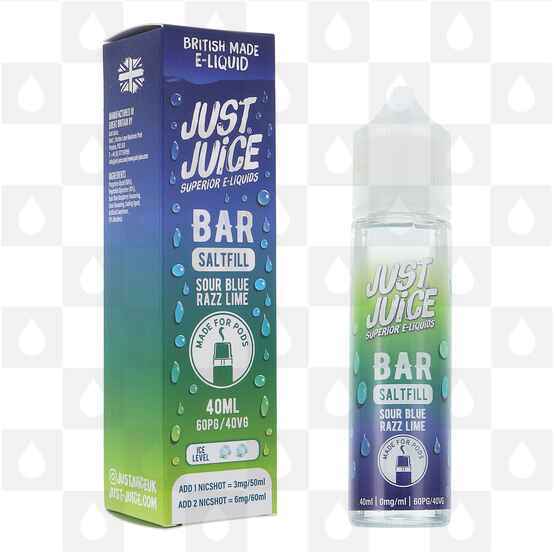 Sour Blue Razz & Lime by Just Juice Bar E Liquid | 40ml Shortfill