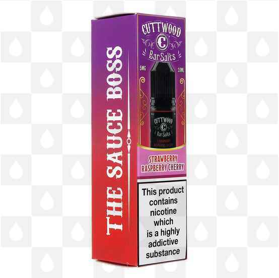 Strawberry Raspberry Cherry | Bar Salts by Cuttwood | Nic Salt, Strength & Size: 05mg • 10ml